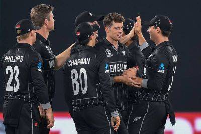 Tom Latham - Devon Conway - Will Young - New Zealand complete clinical win against the Netherlands at Cricket World Cup - thenationalnews.com - Netherlands - New Zealand - county Mitchell