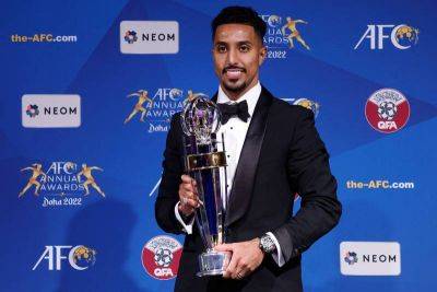Sam Kerr - Asian Player of Year Salem Al Dawsari thanks Saudi leaders, Al Hilal and family for award - thenationalnews.com - Qatar - Argentina - Australia - Saudi Arabia