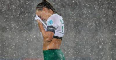 'Wettest game in history': Flooded pitch fails to dampen spirits of Ireland's women