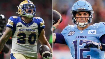 Bombers' Brady Oliveira, Argos' Chad Kelly finalists for CFL's best player