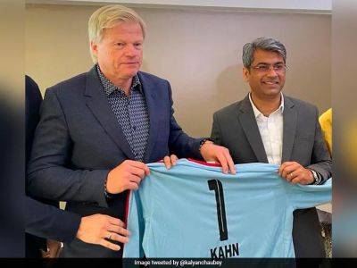 Kalyan Chaubey - Oliver Kahn Launches His Football Academy In India - sports.ndtv.com - Germany - India