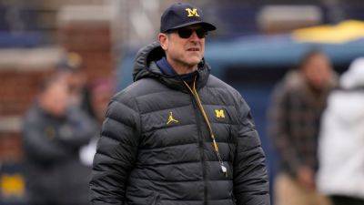Jim Harbaugh - Warde Manuel - Sherrone Moore - Michigan's Jim Harbaugh not coaching vs. Penn State - ESPN - espn.com - state Michigan - state Ohio - state Maryland