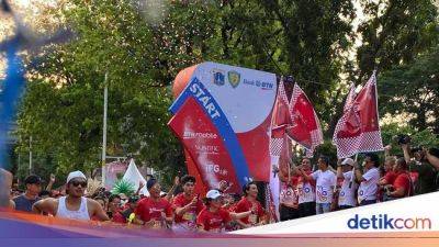 Pelari Berbagai Kalangan & Lintas Negara Meriahkan BTN Jakarta Run 2023