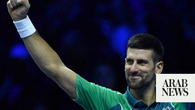 Djokovic secures year-end No. 1 ranking for record-extending 8th time by beating Rune at ATP Finals