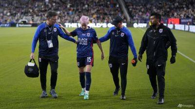 London Olympics - US star Rapinoe departs football with injury and defeat in NWSL final - channelnewsasia.com - France - Usa - county Lyon - county San Diego