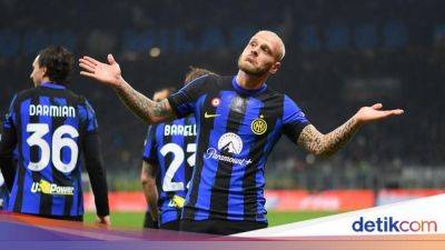 Giuseppe Meazza - Federico Dimarco - Inter Milan - Hakan Calhanoglu - Amboi Nian Golmu, Dimarco - sport.detik.com