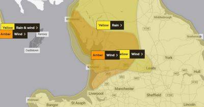 Storm Debi LIVE: Amber weather warning issued as strong winds and rain to batter northern England