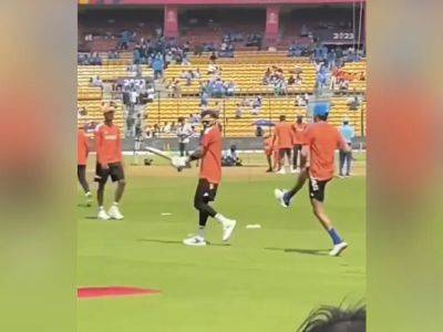 Shubman Gill's 'Kicks' Scare Virat Kohli During Cricket World Cup Practice. Reaction Is Viral - Watch