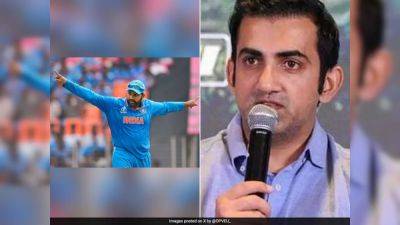 On "Difference Between Rohit Sharma And Some Other Indian Captains", Gautam Gambhir's Blunt Take