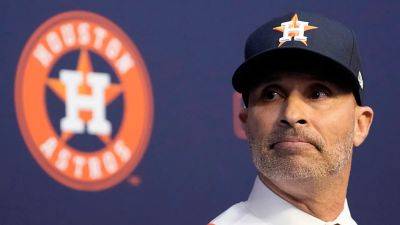 Astros name Joe Espada manager to replace Dusty Baker