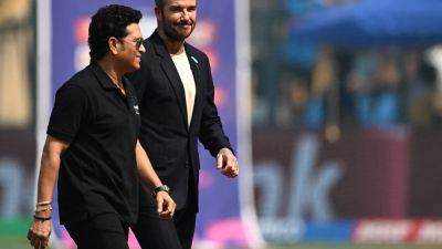 David Beckham Meets Virat Kohli, Soaks In Atmosphere With Sachin Tendulkar In Cricket World Cup 2023 Semifinals. See Pics