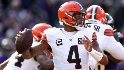 Cleveland Browns quarterback Deshaun Watson sidelined for rest of season