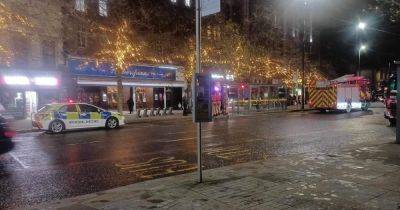 People rushed to hospital as they're sprayed with substance in Piccadilly Gardens
