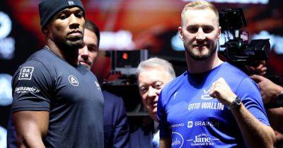 When is Anthony Joshua vs Otto Walin fight? Date, location and undercard