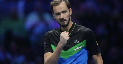 Daniil Medvedev reaches last four in Turin with victory over Alexander Zverev