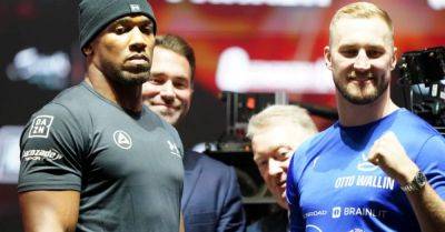 Anthony Joshua sees Otto Wallin as a stepping stone on his way to a title fight