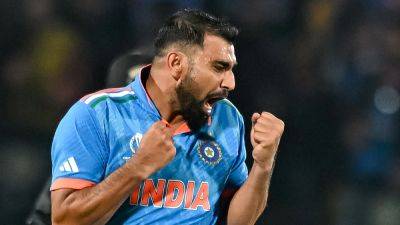 Mitchell Starc - Star India - Mohammed Shami - Glenn Macgrath - A Look At Mohammed Shami's Numbers Against Left-Hand Batters In World Cup 2023 - sports.ndtv.com - Australia - Namibia - New Zealand - India - Sri Lanka - county Stokes - county Mitchell