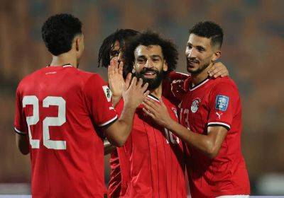 Mohamed Salah - World Cup qualifiers: Salah scores four in Egypt rout as Nigeria held to shock draw - thenationalnews.com - Qatar - Germany - Botswana - Lesotho - Mozambique - Algeria - Egypt - Gabon - Nigeria - Djibouti - Somalia