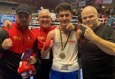 Rumbles Boxing Academy fighter Riley Khalid beats Denmark’s Malthe Trudslev to win 57-60kg gold at Sweden’s King of the Ring tournament - his first competition