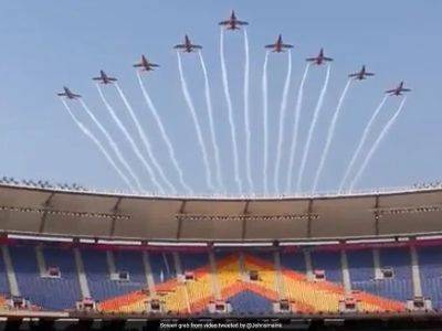 Watch: First Glimpse Of IAF Air Show For Cricket World Cup Final In Ahmedabad Goes Viral