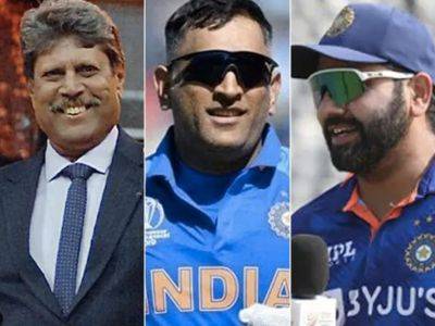 Rohit Sharma - Sourav Ganguly - Kapil Dev - Cricket World Cup: Comparison Of Kapil Dev, MS Dhoni And Rohit Sharma As Captains - sports.ndtv.com - India