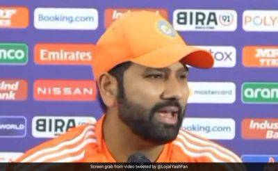 "Phone Bandh Rakho Yaar": Rohit Sharma's Reaction During Cricket World Cup 2023 Final Press Conference Is Viral