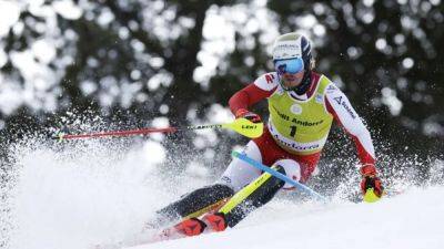Henrik Kristoffersen - Alpine skiing-Feller leads Austrian podium sweep in WC slalom - channelnewsasia.com - Croatia - Norway - Austria