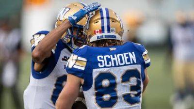Blue Bombers to make game-time decisions on Schoen, Bighill for Grey Cup match - cbc.ca - Usa - county Hamilton - parish Vernon