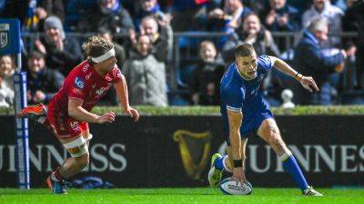 Leinster labour but go top after big win over Scarlets