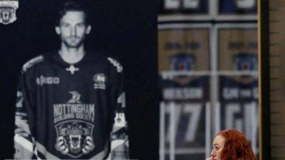Ice hockey-Nottingham Panthers pay tribute to late player Johnson
