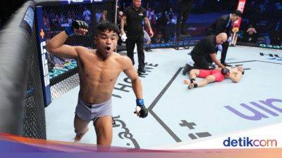 Sejarah! Jeka Saragih Jadi Fighter Indonesia Pertama Menang di UFC - sport.detik.com - Indonesia