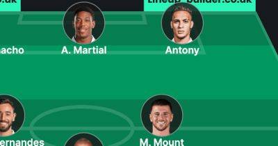 Bayindir, Martial, Antony - Manchester United's best XI vs Everton in worst-case injury scenario
