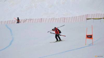 Sofia Goggia - Mikaela Shiffrin - Alpine skiing-World Cup downhill at Zermatt-Cervinia cancelled again due to strong winds - channelnewsasia.com - Finland - Switzerland - Italy - Usa