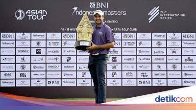 Pegolf Gaganjeet Bhullar Ukir Sejarah Usai Juara Indonesia Masters 2023