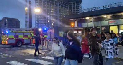 Live updates as train 'on fire' at Cardiff Central station