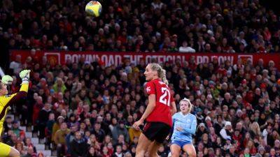 Katie Zelem - Caitlin Foord - Stina Blackstenius - Mary Earps - Rachel Daly - Frida Maanum - Jill Roord - Women's Super League: Manchester City too good for Manchester United in derby clash - rte.ie
