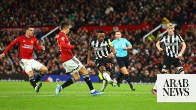 Lionel Messi - Newcastle United - Joe Willock - Miguel Almiron - Lewis Hall - Newcastle ends Man United’s defense of League Cup after 3-0 win - arabnews.com - Britain - Germany - Netherlands - Saudi Arabia
