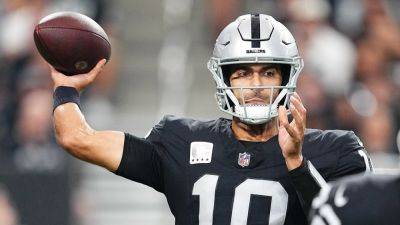 Raiders bench Jimmy Garoppolo, rookie Aidan O'Connell to take over starting QB duties