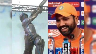 "Lofted Shot Ka...": Rohit Sharma's Hilarious Response On Sachin Tendulkar's Statue