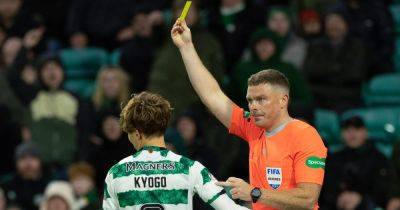 Kyogo booking sparks furious Celtic TV commentary meltdown as John Beaton told he 'should be embarrassed'