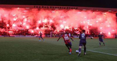 SPFL condemn huge Rangers pyro show as Dundee display branded 'concerning' amid police talks