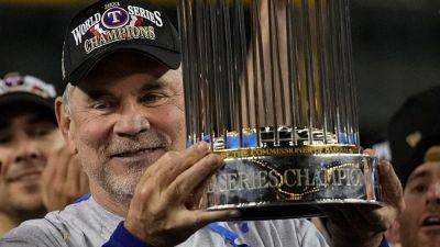 Brynn Anderson - Joe Maccarthy - Corey Seager - Bruce Bochy - Rangers manager Bruce Bochy makes history as he wins 4th World Series ring - foxnews.com - San Francisco - state Arizona - state Texas