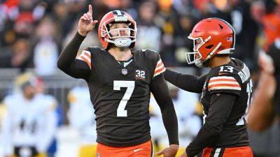 Browns' Dustin Hopkins nails game-winning field goal to beat AFC North rival Steelers