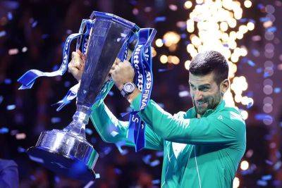 Novak Djokovic targets golden Grand Slam in 2024 after ending season with ATP Finals title