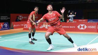 Kevin Sanjaya - Leo Rolly Carnando - Daniel Marthin - Ganda Putra RI Tak Sesuai Harapan di Japan Masters 2023 - sport.detik.com - Japan - Indonesia