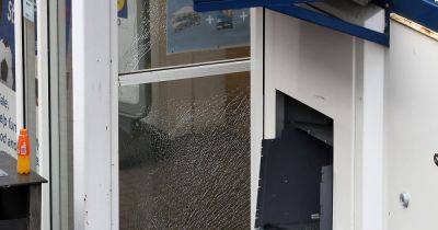 Forensics scour scene after Tesco ATM blown apart in 'explosion' - manchestereveningnews.co.uk