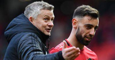Manchester United player Bruno Fernandes reveals message he received from Solskjaer this week