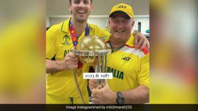 "2023 and 1987": Australia's Mitchell Marsh Celebrates World Cup Win With Father Geoff