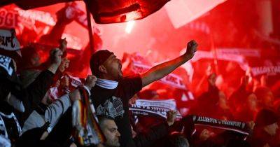 Frankfurt fans BANNED from Aberdeen clash as UEFA hit Eintracht and HJK Helsinki with hefty pyro fines - dailyrecord.co.uk - Germany