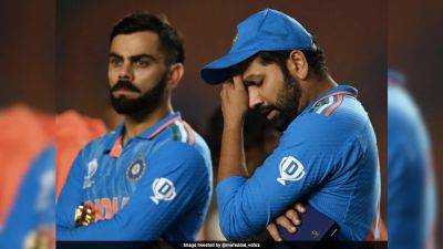 Pics: Rohit Sharma, Virat Kohli Dejected As India Suffer Bitter World Cup Final Defeat